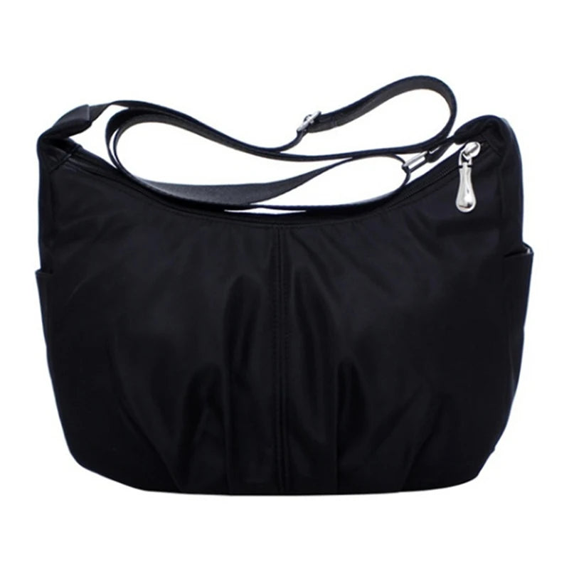 Waterproof Nylon Hobo Messenger Bag Women Crossbody Shoulder Handbag