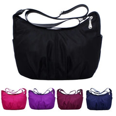 Waterproof Nylon Hobo Messenger Bag Women Crossbody Shoulder Handbag