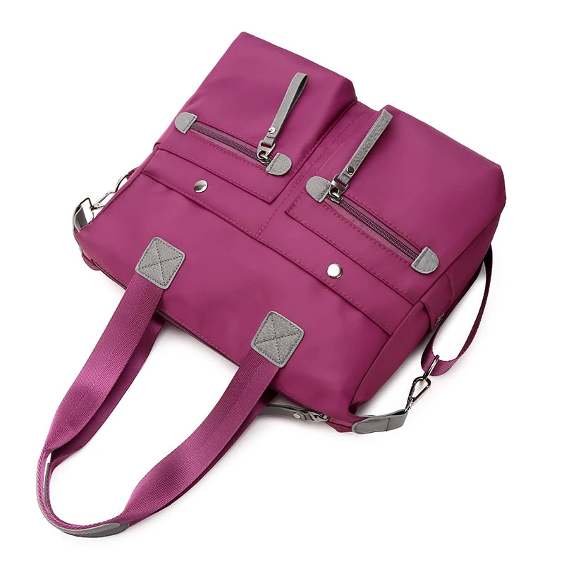 Waterproof Nylon Tote Messenger Crossbody Shoulder Bag Large Capacity