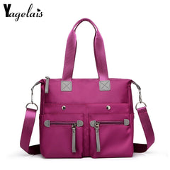 Waterproof Nylon Tote Messenger Crossbody Shoulder Bag Large Capacity