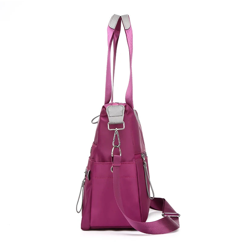 Waterproof Nylon Tote Messenger Crossbody Shoulder Bag Large Capacity