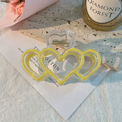 Bow Shaped Nonslip Hair Claw for Women Girls