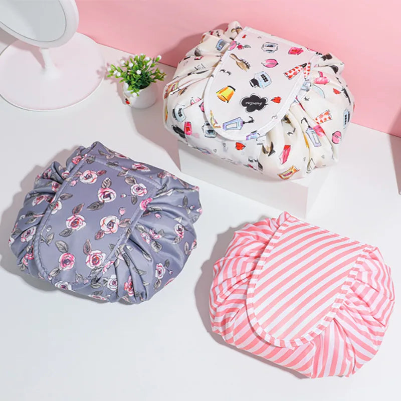 2023 Large Capacity Drawstring Cosmetic Bag Women