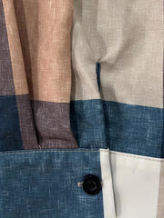  Plaid Print Long Sleeve Button Up Shirt