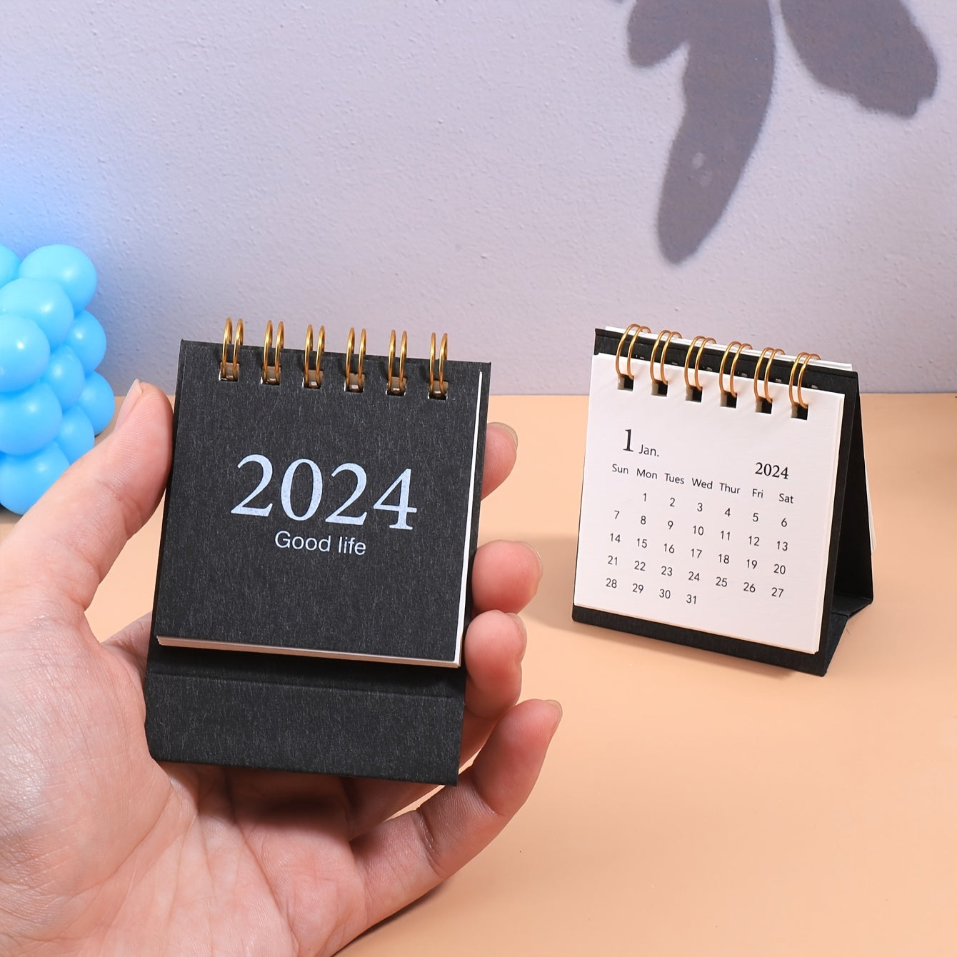 Mini Desk Calendar Office Decor Ornaments Calendar