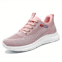 Women's Knitted Sports Shoes Lightweight Low Top Running & Tennis Sneakers