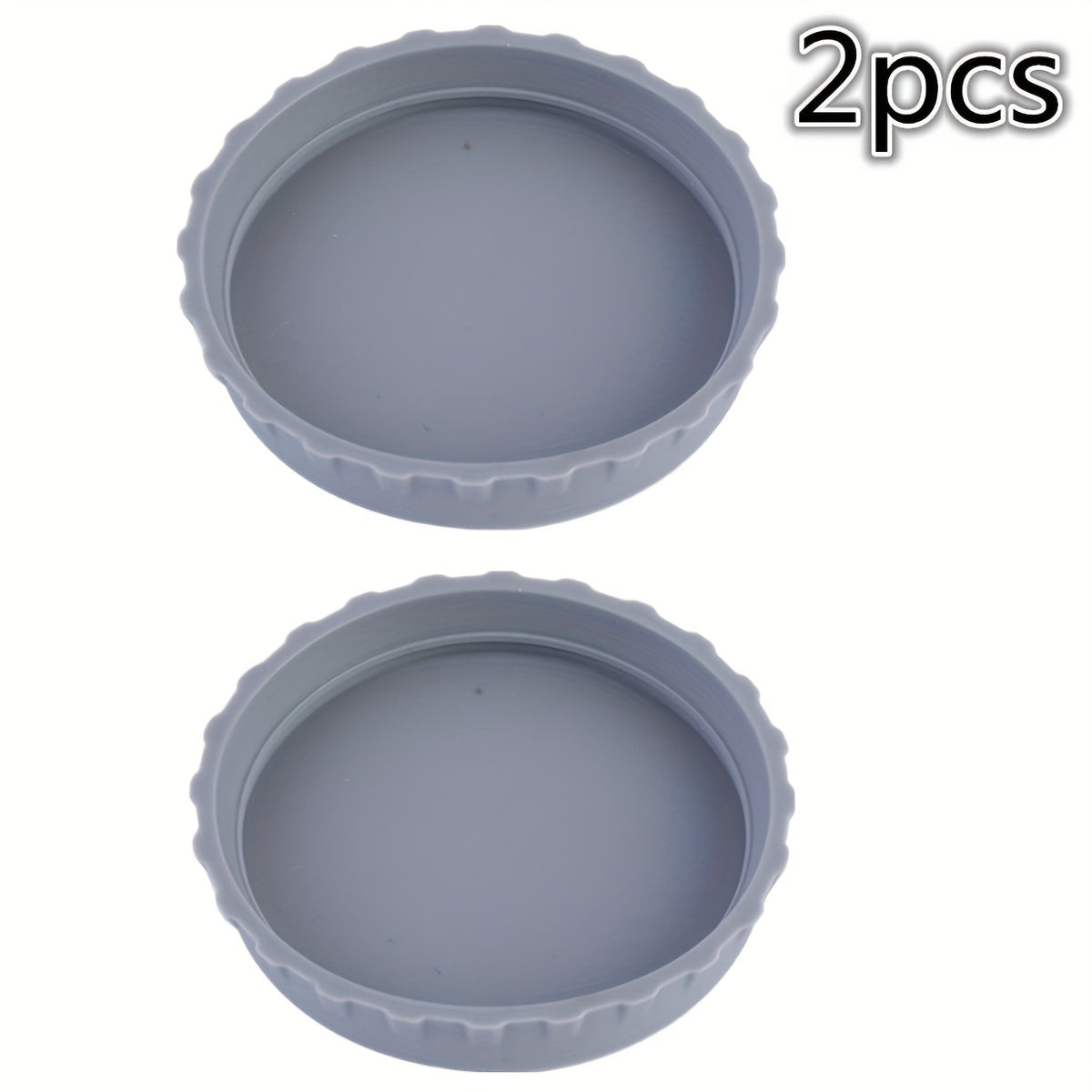 2pcs Leakproof Silicone Can Cap for Beer Glass Bottle Soda Jar
