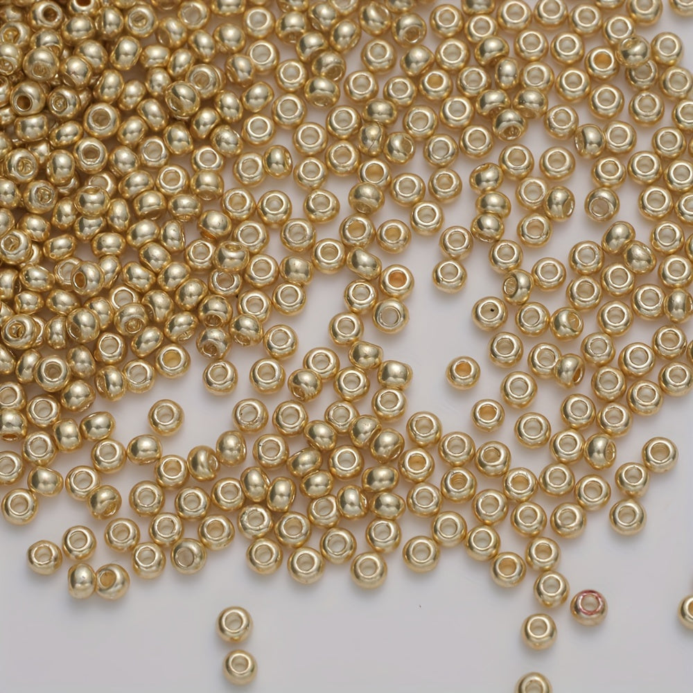 500pcs 2.0mm Ancient Style Glass Beads for Jewelry Making