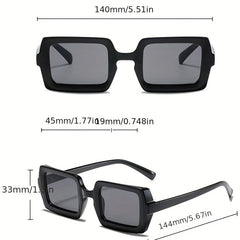 Rectangle Sunglasses Punk Anti Glare UV400
