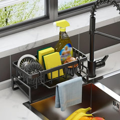 Sink Rack Sponge Drain Rack Stainless Steel Organizer