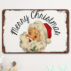Christmas Merry Birthday Metal Sign