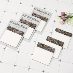 Leopard Print Sticky Notes 50 Pages