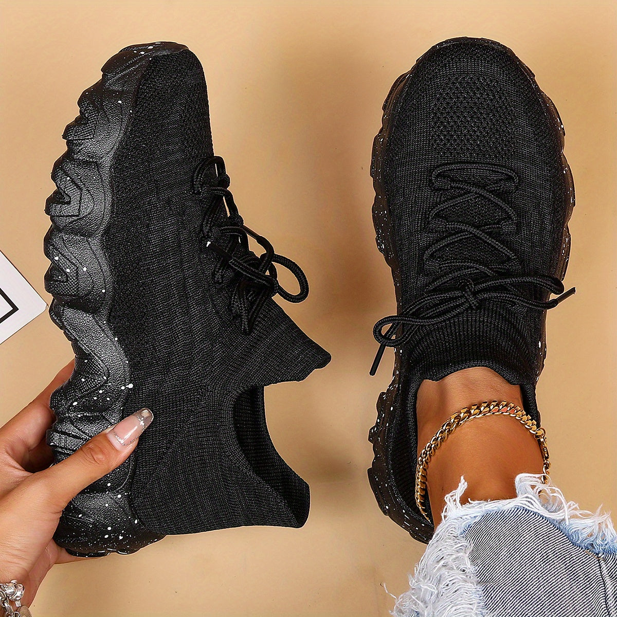 Women's Chunky Sneakers Breathable Running Shoes