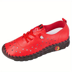 Women's Lace up Soft Sole Walking Shoes Anti-slip Casual Shoes
