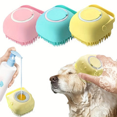 Silicone Massage Gloves for Dogs and Cats, Soft Bath Brush for Big Body