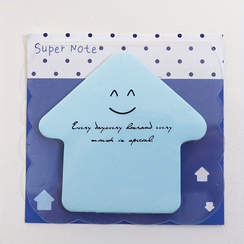 Fluorescent Sticky Notes Cartoon Notice Sticker 30 Sheets 8.5x3.34 Inch