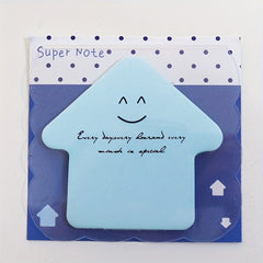 Fluorescent Sticky Notes Cartoon Notice Sticker 30 Sheets 8.5x3.34 Inch