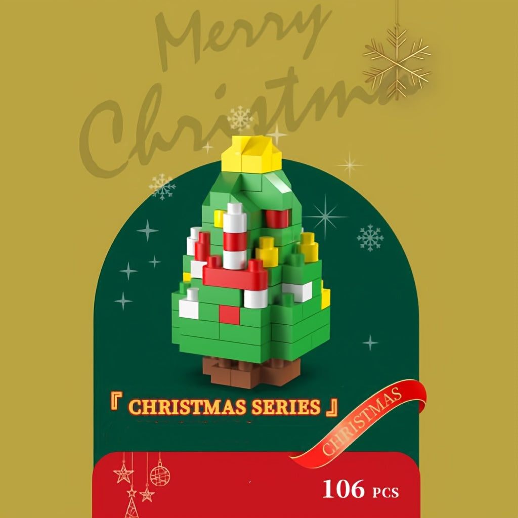 Christmas Building Blocks Decorations Puzzle Toys