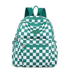 Purple Backpack Purse Preppy School Bag Women's Daypack