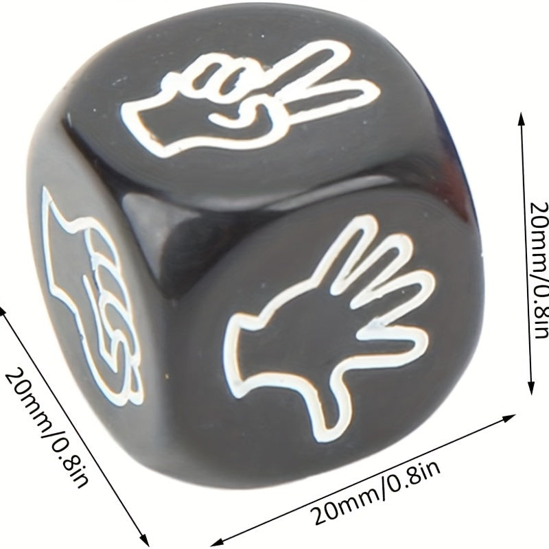2Pcs Finger Guessing Dice Game Set for Adults & Kids