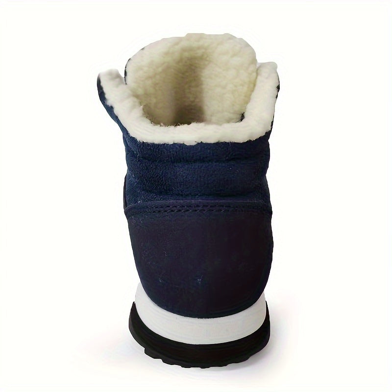 Women's Winter Thermal Snow Boots Plush Lined Lace Up Sneakers