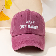 Embroidered Baseball Cap Vintage Dad Hat Gift For Her