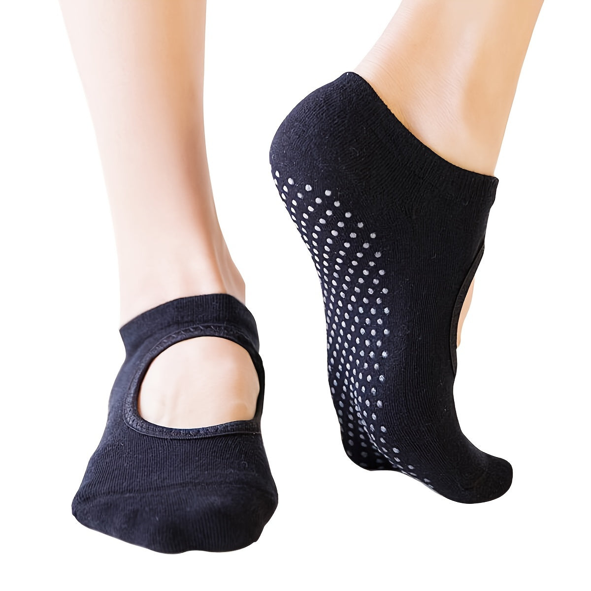 Pilates Compression Socks Anti Slip Breathable Backless Yoga Socks