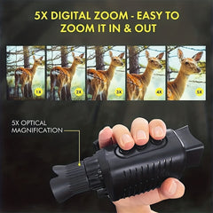R7 HD Infrared Night Vision 5x Zoom Monocular & 1080P Camera