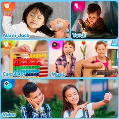 Kids Educational Game Watch with Photo Taking & Music Playback