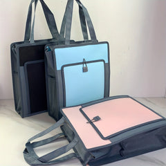 Large Capacity Waterproof Document Bag with Shoulder Strap
