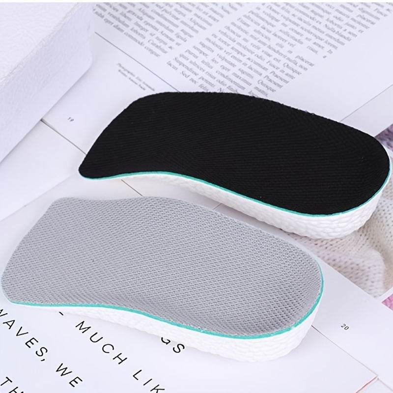 Breathable Half Insoles Heighten Heel Insert Shoe Pads Unisex Shoe Cushion