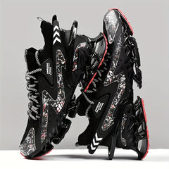 Men's Blade Sneakers Knitted Running Shoes