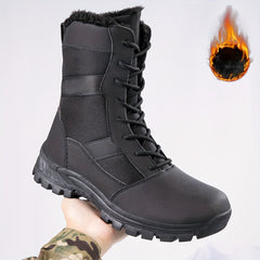 Thick Warm Anti Slip High Tube Snow Boots Sports Outdoor Mountaineering Boots
