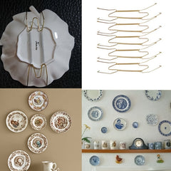 Invisible Spring Plate Hook for Kitchen Accessories - Decorative Plate Holder