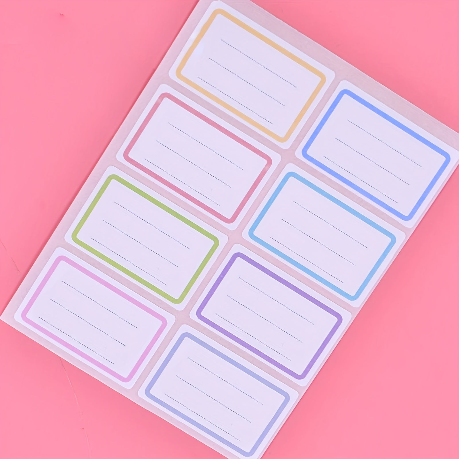 6pcs Mixed Label Sticker for School Office Student