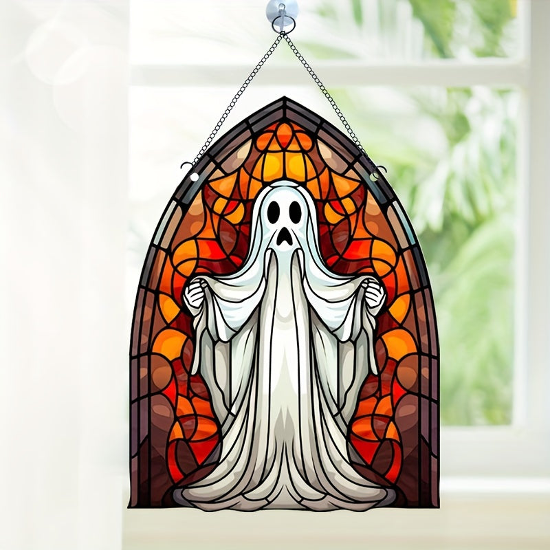 Acrylic Alien Halloween Horror Ghost Window Wall Decoration