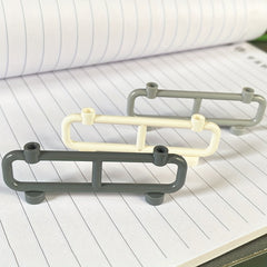 9pcs ABS Building Block Traffic Road Guardrail Set DIY Animal Scene Play