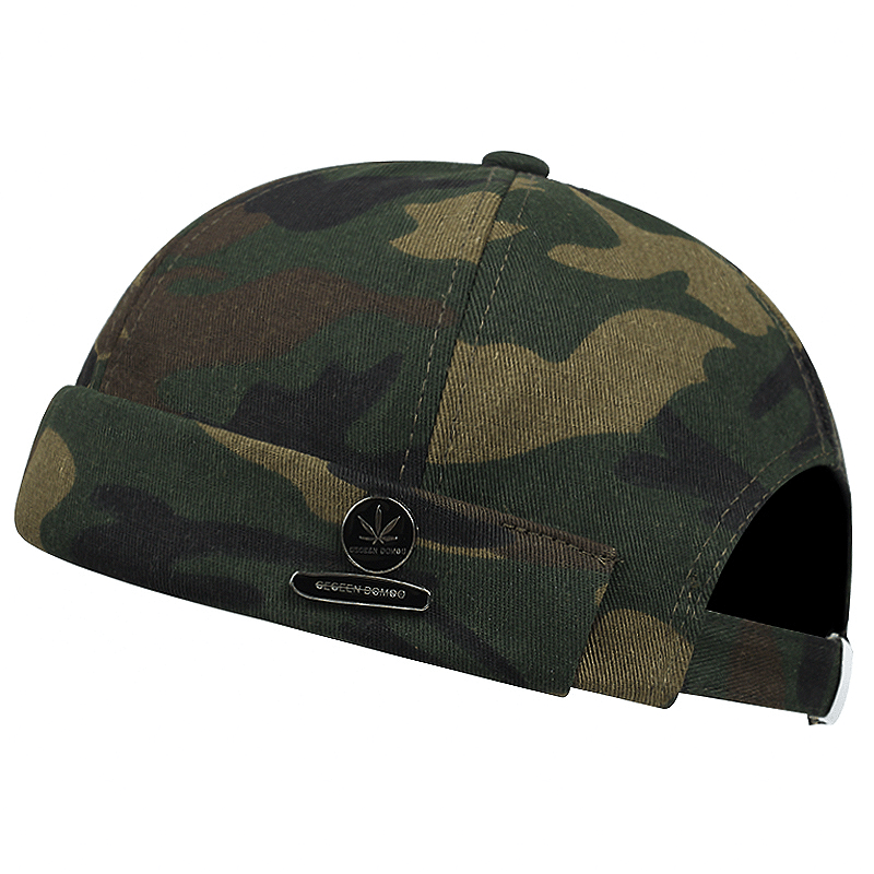 Men's Leaf Letter Beanie Hat