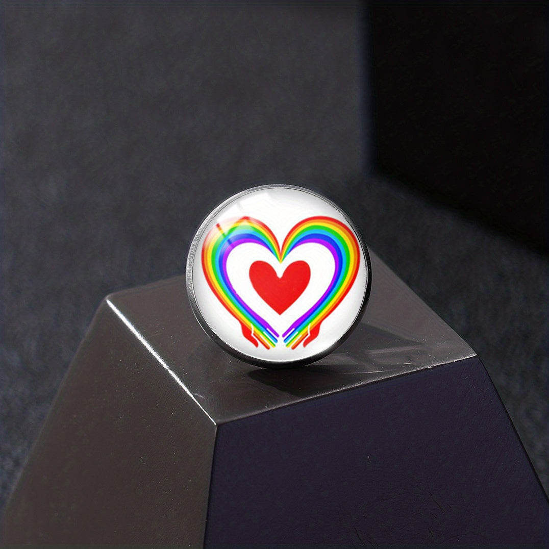Time Gem Jewelry Pin For LGBTQ Small Gift Friends Clothing Accessories