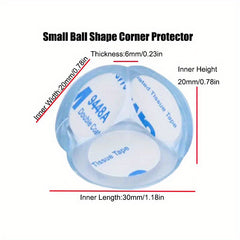 2PCS Transparent Baby Corner Edge Protector L Shape Desk Cover