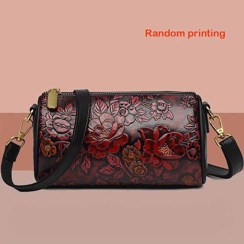 MINI Women's Floral Crossbody Bag Boston Style for Daily Commute & Travel