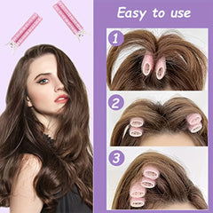 16pcs Volumizing Hair Bang Clip Hair Curler Clip DIY Styling Tool