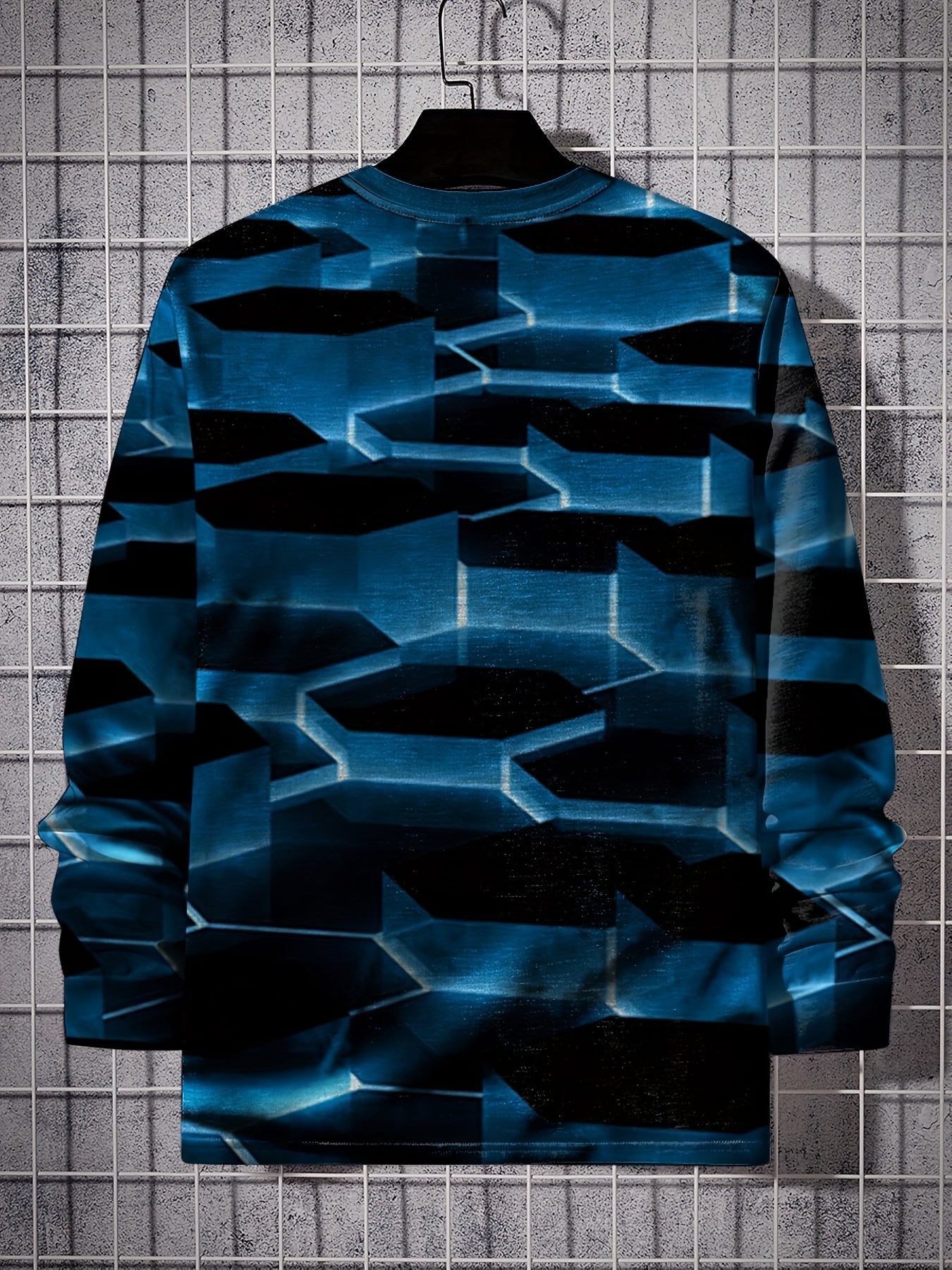 Men's 3D Print Long Sleeve T-shirt For Autumn