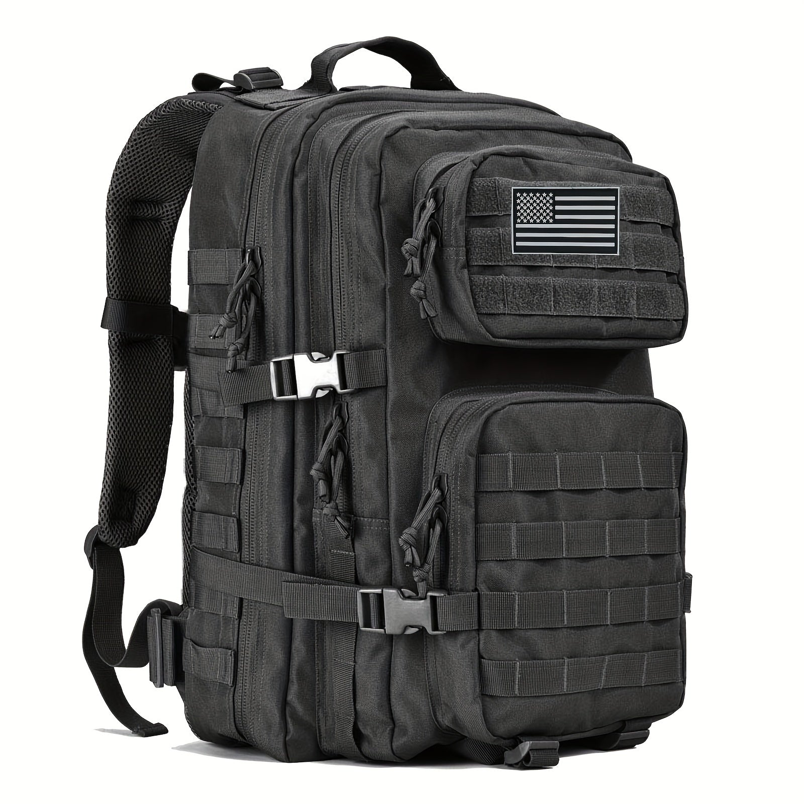 Large Outdoor Backpack with Molle System for Hiking, Trekking, Bug Out