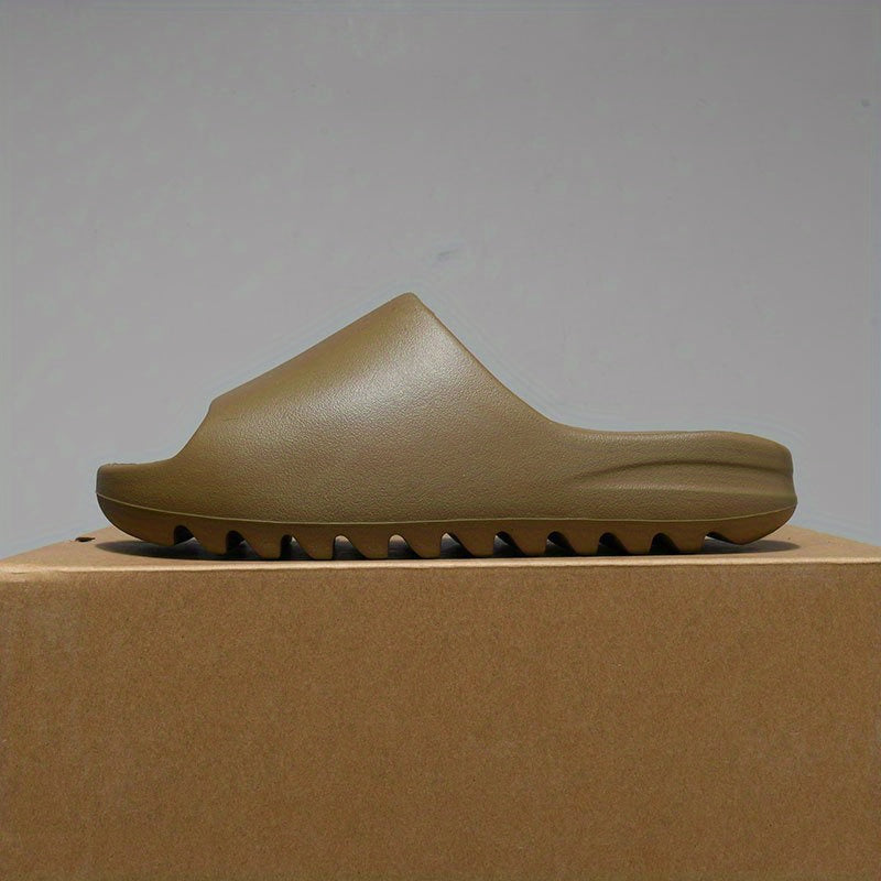 Men's Non Slip Slides Lightweight Open Toe Quick Dry Slippers