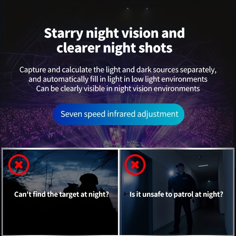 Infrared Night Vision Device 3.0 inch Wide Screen 8x Digital Zoom