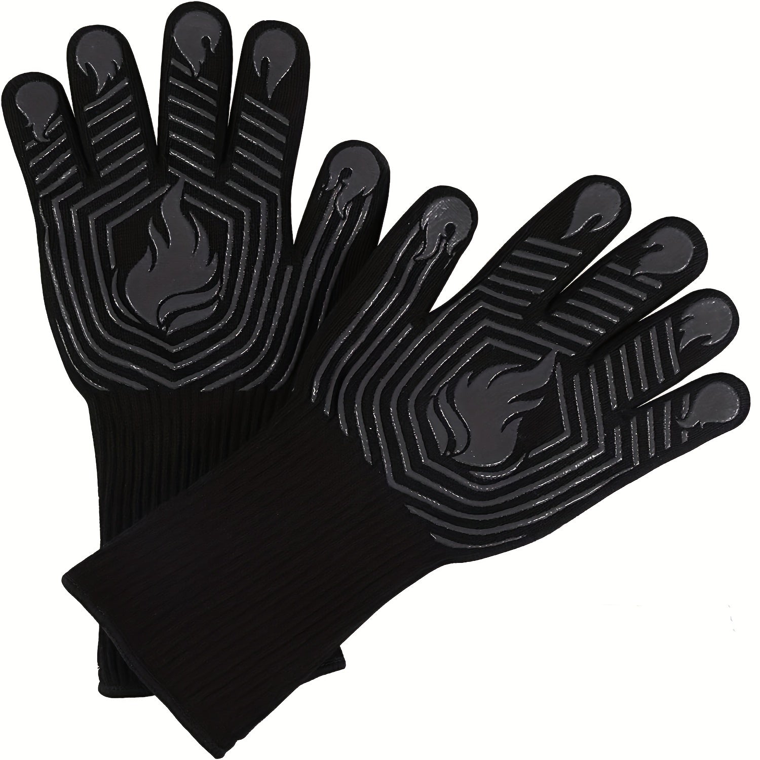 1pc BBQ Gloves 1472 F Heat Resistant Gloves Fireproof Mitts