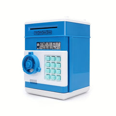 Electronic Mini ATM Kids Safe Coin Bank Piggy Box Kids Combination Lock