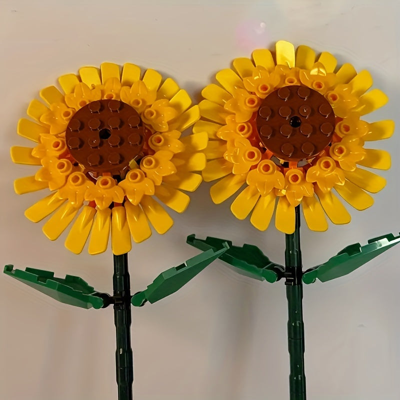 Sunflower City Toy Girl Home Decoration Christmas Gift MOC Building Block