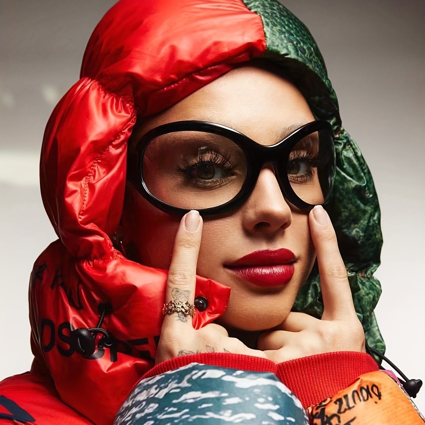 Y2K Oversized Wrap Around Sunglasses UV400